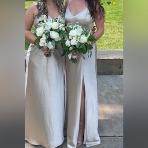 Birdy grey bridesmaid dress - color: neutral champagne